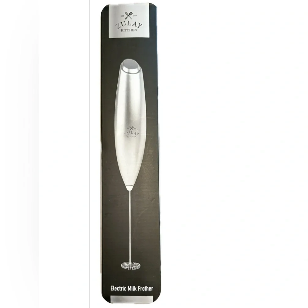 Silver Electric Milk Frother